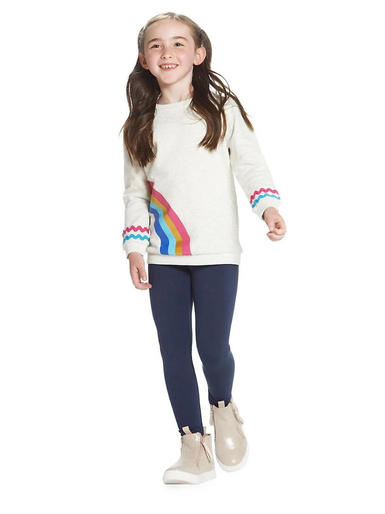 Little Girl's & Girl's Rainbow Two-Piece Leggings Set 商品