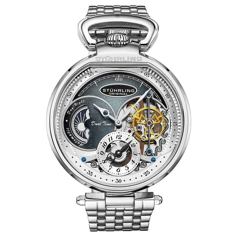 商品Stuhrling Original|Legacy Silver-tone Dial Men's Watch M15587,价格¥2940,第1张图片