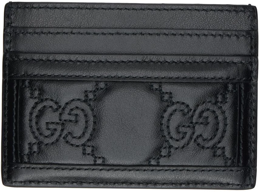 商品Gucci|Black GG Card Holder,价格¥3072,第2张图片详细描述
