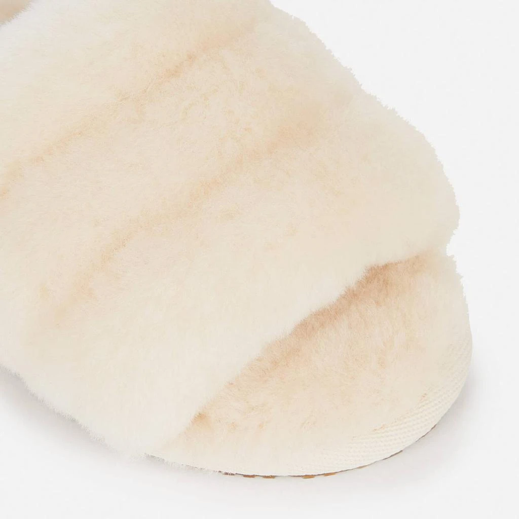 商品UGG|UGG TODDLERS' FLUFF YEAH SLIDE SLIPPERS - NATURAL,价格¥466,第4张图片详细描述