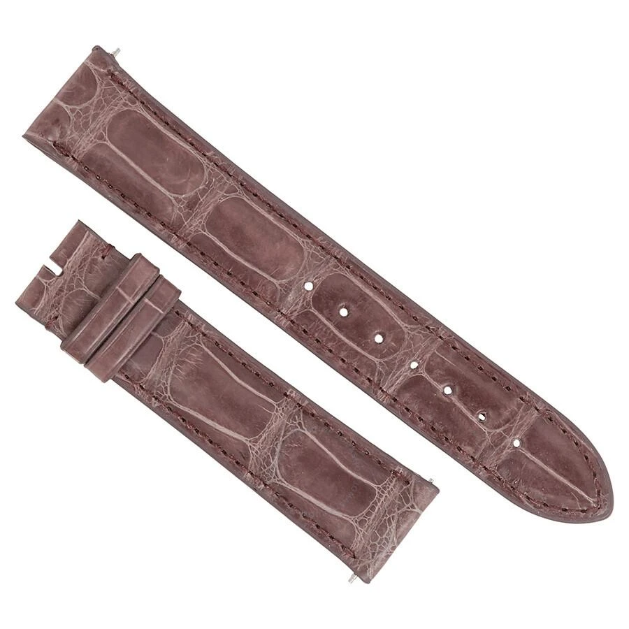 商品Hadley Roma|20 MM Shiny Mauve Alligator Leather Strap,价格¥372,第1张图片