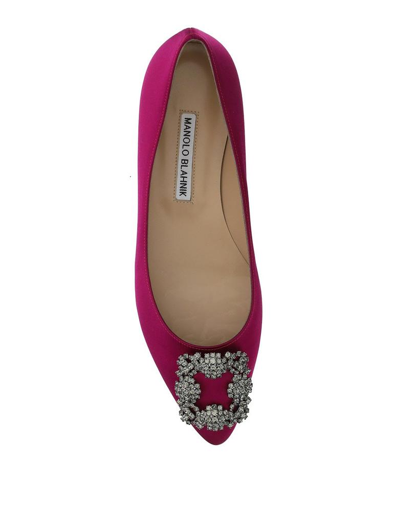 Manolo Blahnik Hangisi Ballerina Flats商品第4张图片规格展示