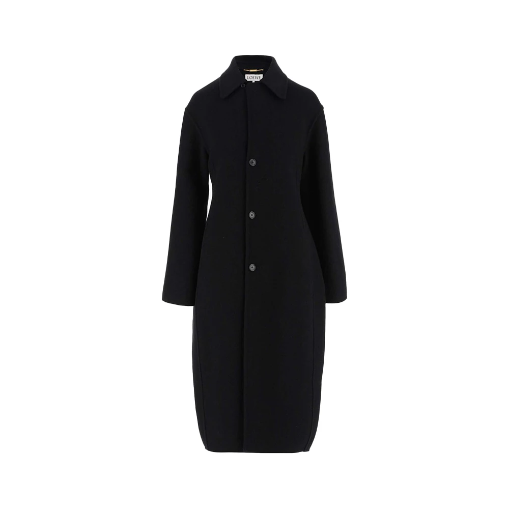 商品[国内直发] Loewe|LOEWE 黑色女士大衣 S540Y01X86-1100,价格¥14131,第1张图片