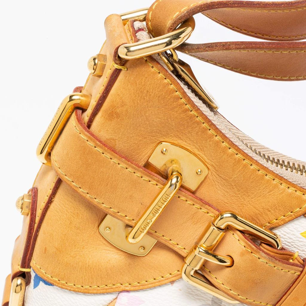 Louis Vuitton White Multicolor Monogram Canvas And Leather Greta Bag 商品