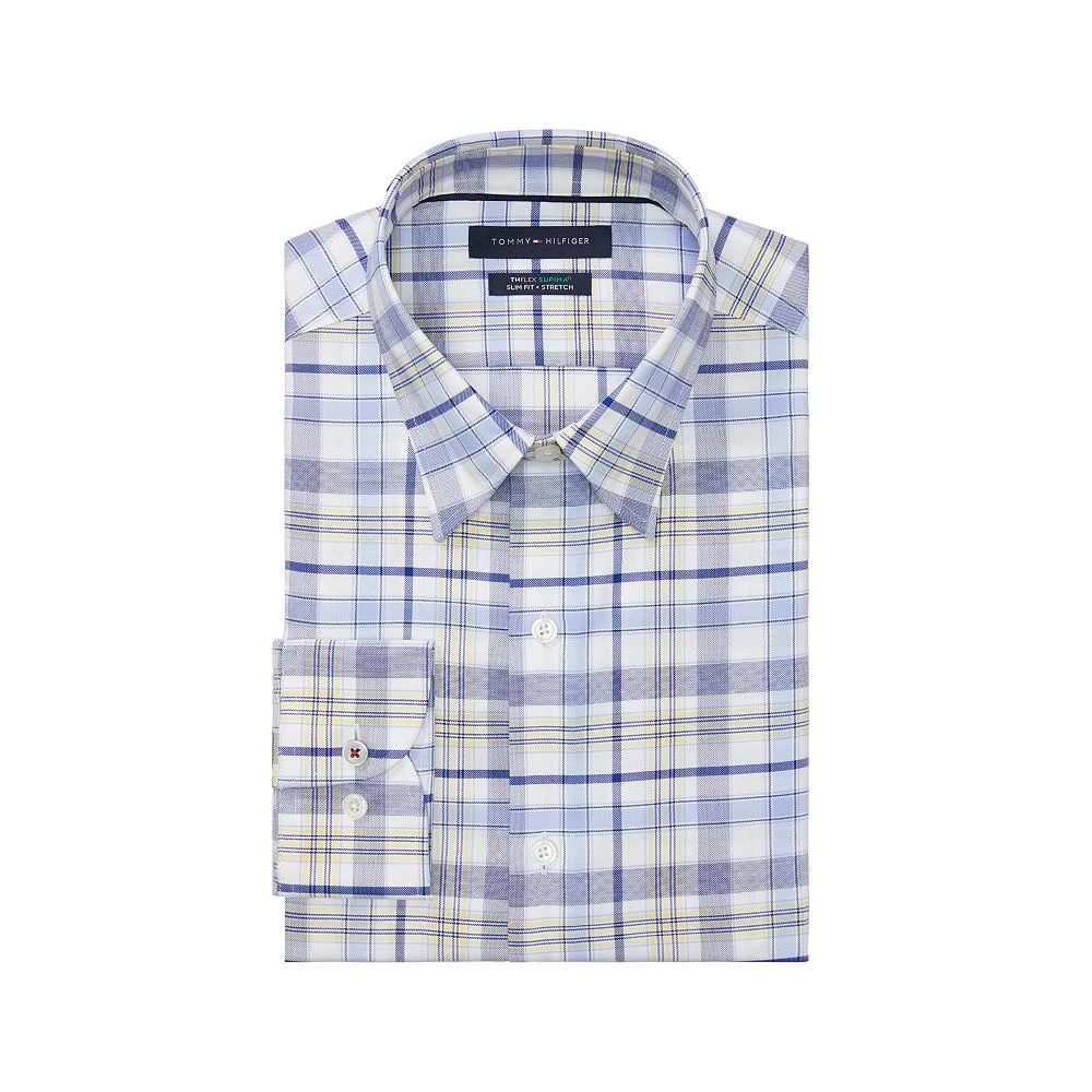 商品Tommy Hilfiger|Men's Th Flex Supima Slim Fit Dress Shirt,价格¥238,第1张图片