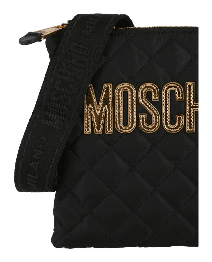 商品Moschino|Quilted Nylon Logo Crossbody Bag,价格¥2633,第3张图片详细描述