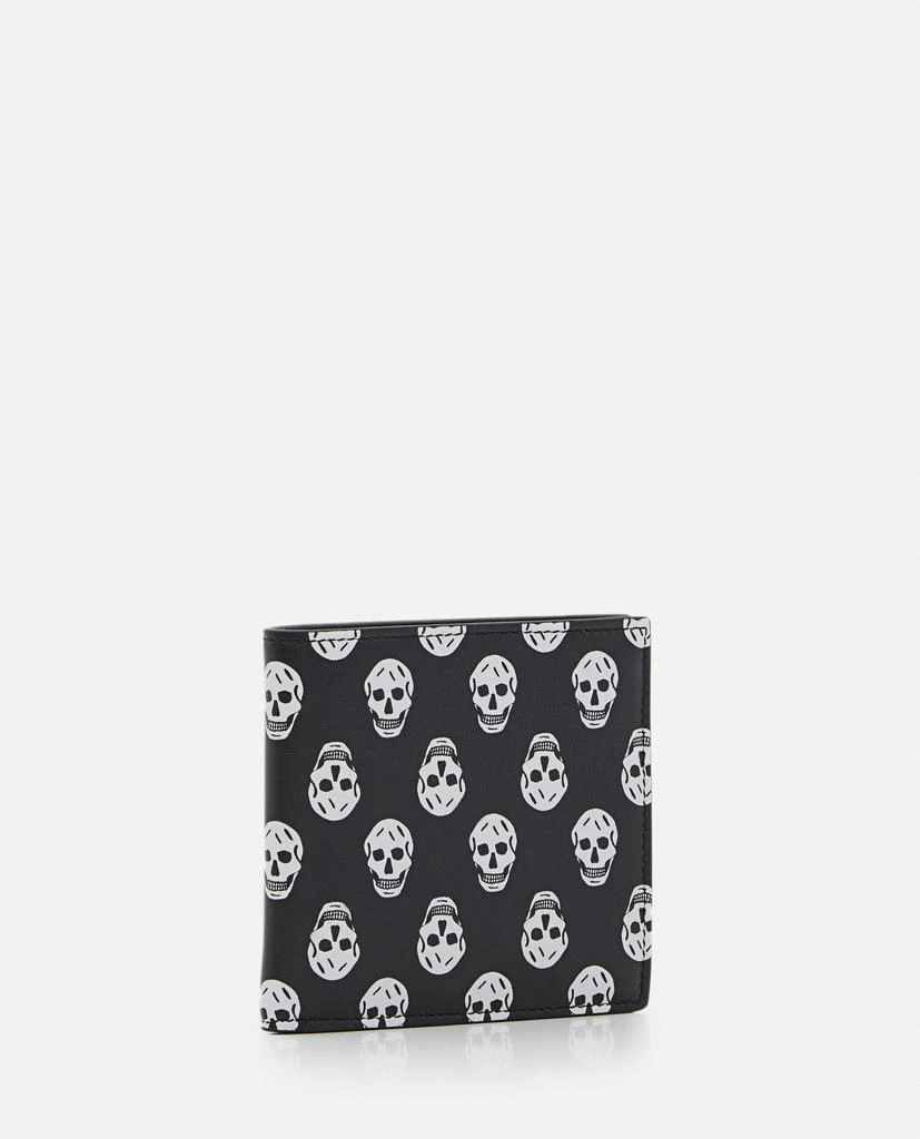 商品Alexander McQueen|BILLFOLD LEATHER SKULLS WALLET,价格¥2200,第2张图片详细描述
