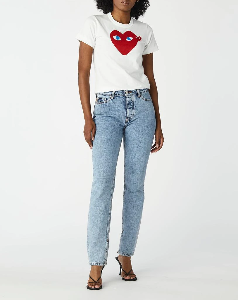 商品Comme des Garcons|Women's Blue Eyes Heart T-Shirt,价格¥778,第2张图片详细描述