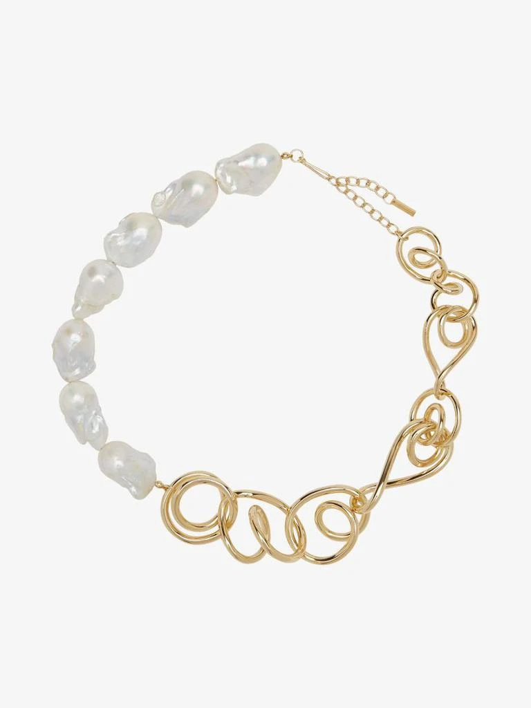 商品COMPLETED WORKS|COMPLETED WORKS BRASS NECKLACE W/ BAROQUE PEARLS ACCESSORIES,价格¥4997,第1张图片