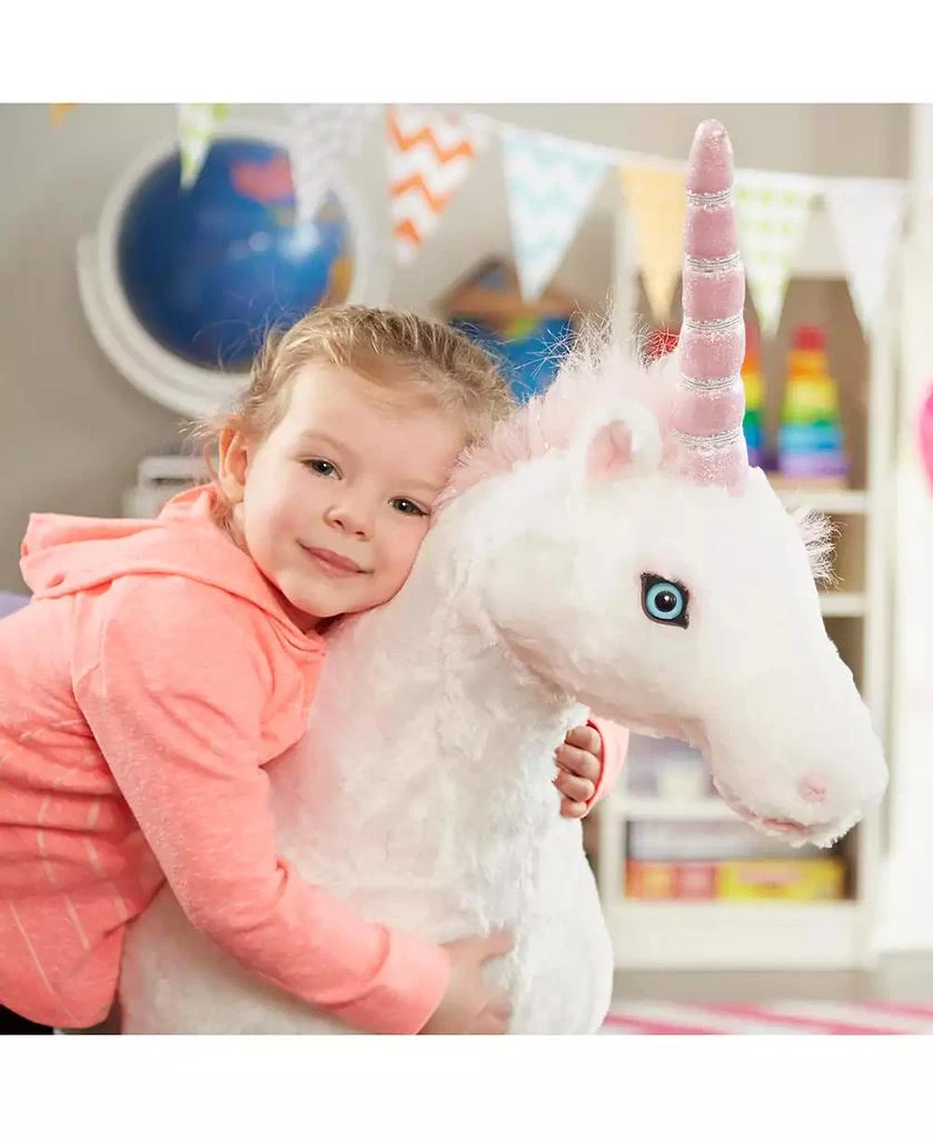 Melissa & Doug Giant Unicorn - Lifelike Plush Stuffed Animal (over 2 feet tall) 商品