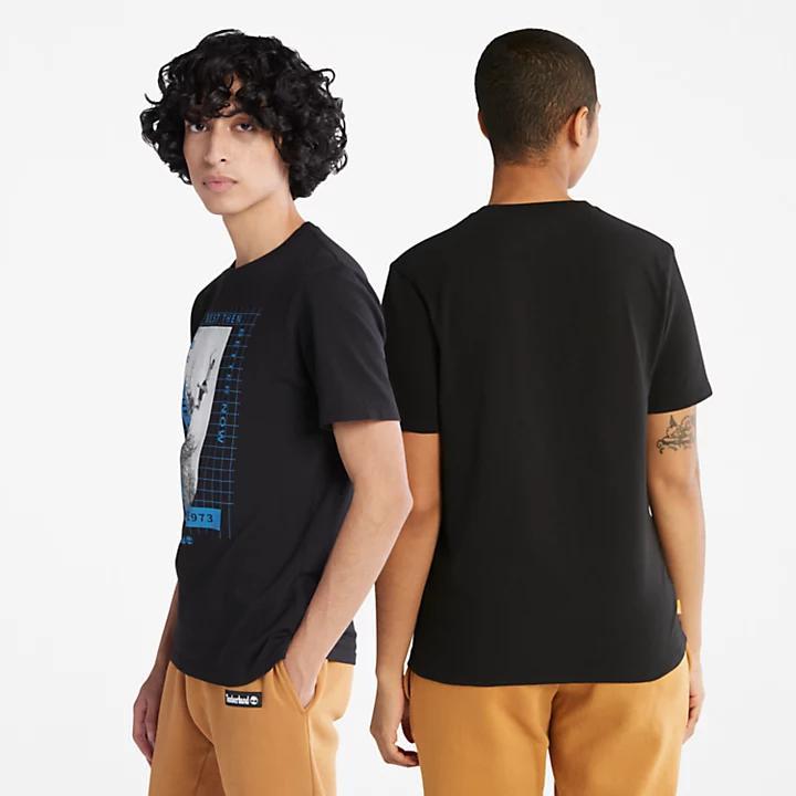 商品Timberland|All Gender Heavyweight Front-Graphic T-Shirt in Black,价格¥415,第4张图片详细描述