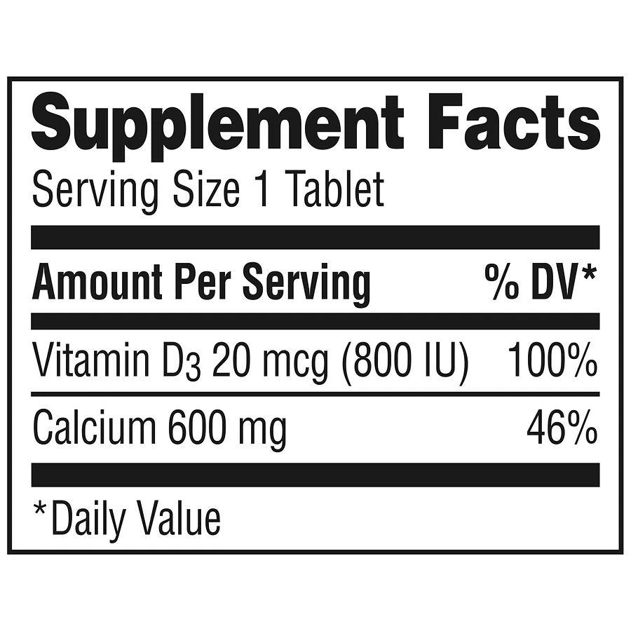 商品Caltrate|Calcium and Vitamin D Supplement Tablets,价格¥38,第5张图片详细描述