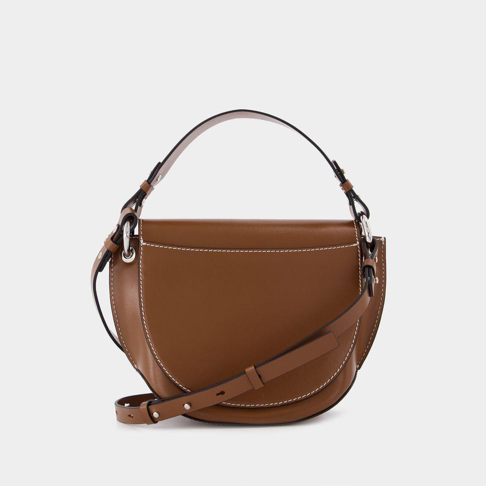 商品Ganni|Banner Western Saddle Bag in Brown Leather,价格¥2701,第5张图片详细描述