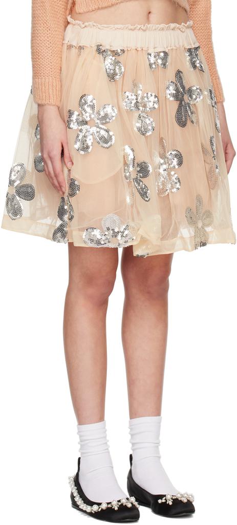 Pink Ruffled Miniskirt商品第2张图片规格展示