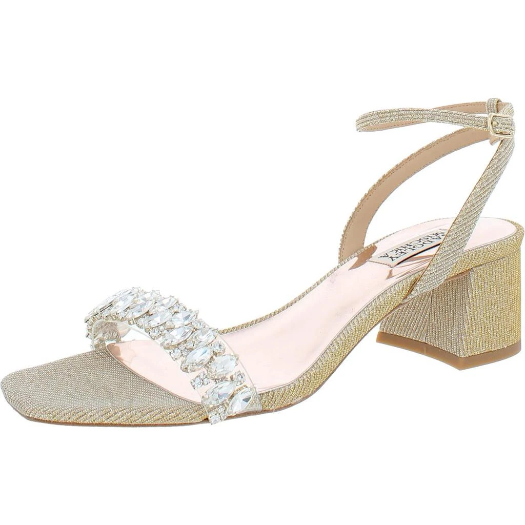 商品Badgley Mischka|Badgley Mischka Womens Harlow Block Heel Embellished Dress Sandals,价格¥313,第1张图片