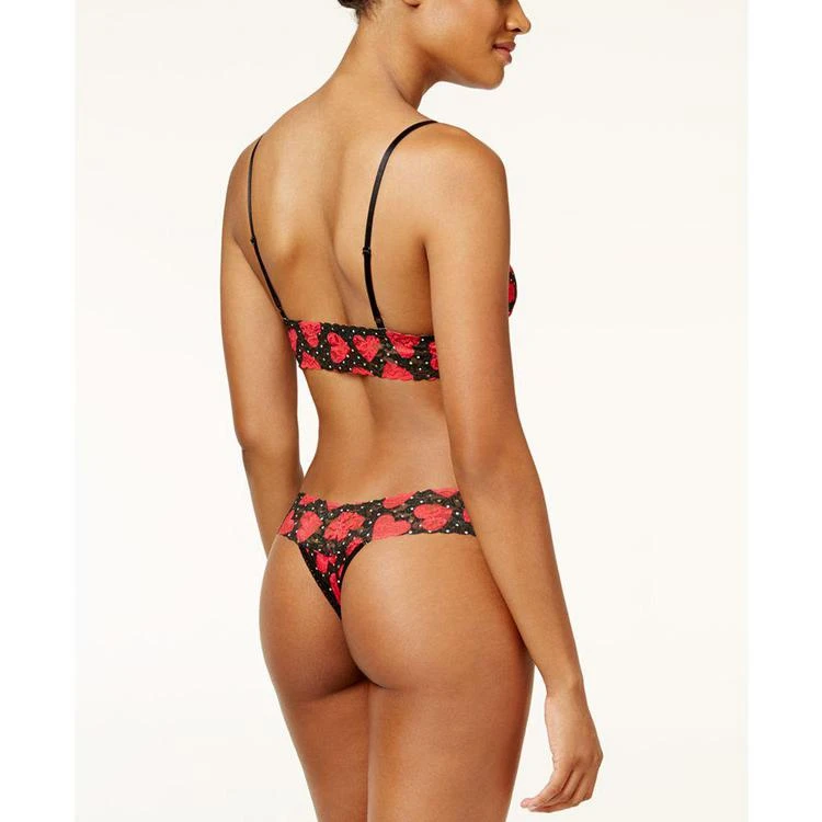 商品Hanky Panky|Queen Of Hearts Lace Bralette 6R7426,价格¥214,第4张图片详细描述