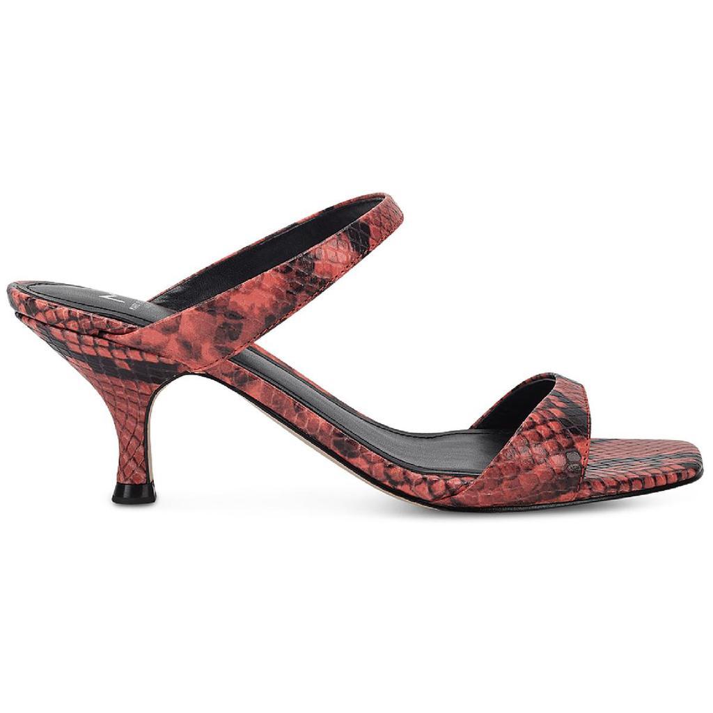 商品Marc Fisher|Marc Fisher LTD Womens Genia LEather Slip-On Heel Sandals,价格¥218-¥334,第4张图片详细描述