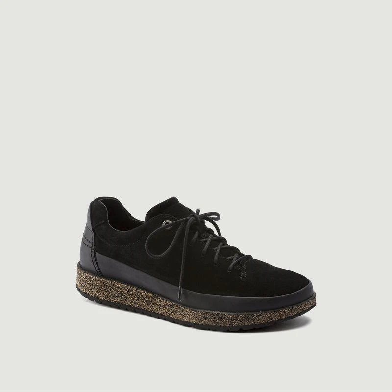 商品Birkenstock|Honnef suede low top sneakers Black BIRKENSTOCK,价格¥1471,第2张图片详细描述