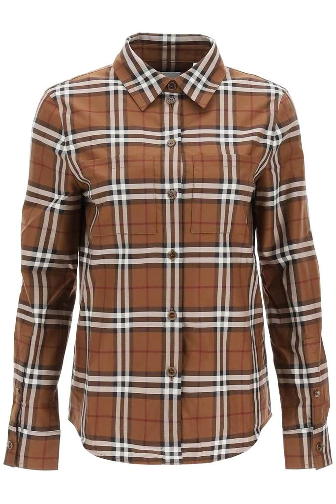 商品Burberry|Burberry Vintage Check Long-Sleeved Shirt,价格¥2856,第1张图片