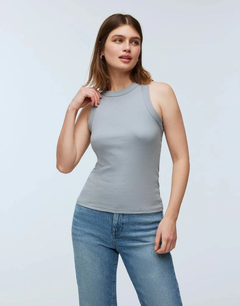 商品Madewell|Rib Cutaway Tank,价格¥79,第2张图片详细描述