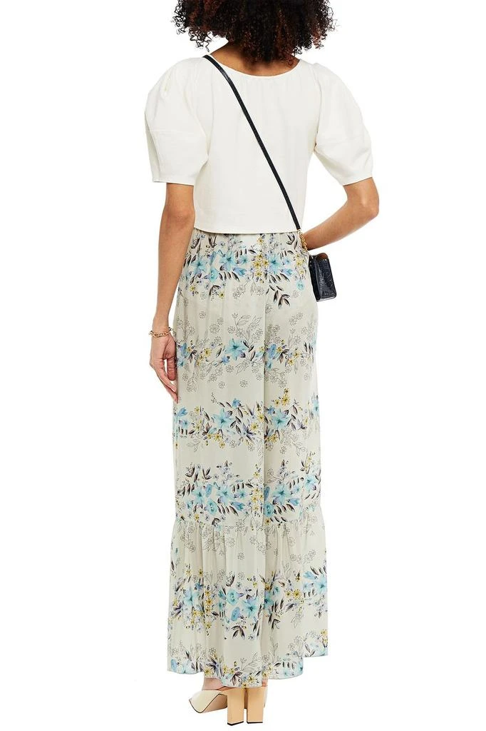 商品RED Valentino|Gathered printed silk wide-leg pants,价格¥1455,第1张图片