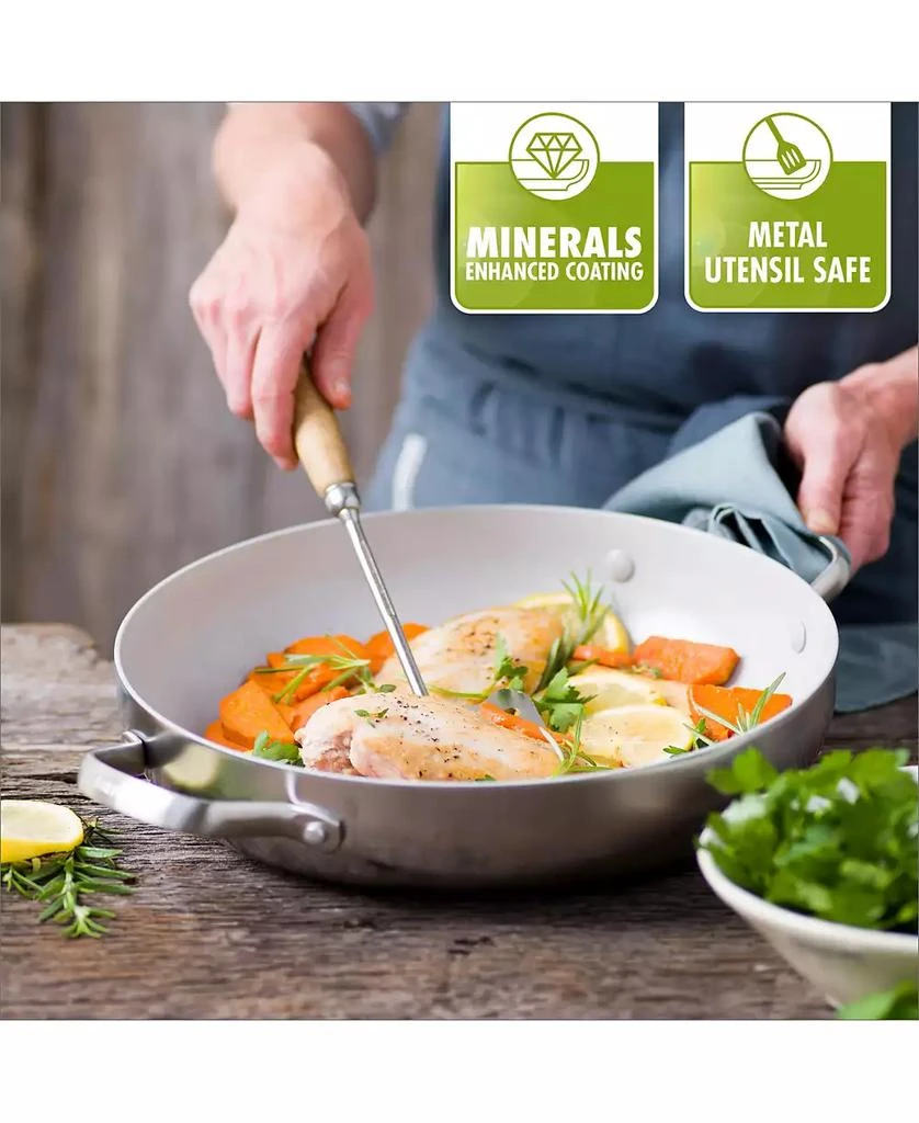 商品Greenpan|Venice Pro 3.5-Qt. Ceramic Non-Stick Chef's Pan & Lid,价格¥1362,第4张图片详细描述