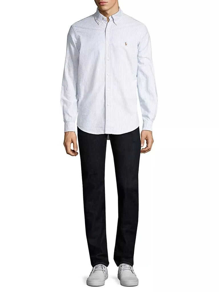 商品Ralph Lauren|Striped Cotton Oxford Shirt,价格¥937,第2张图片详细描述