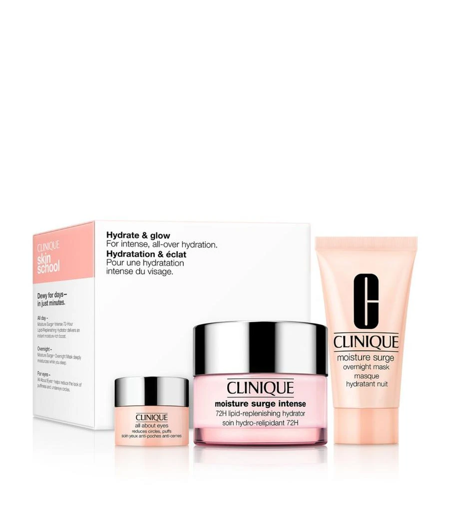 商品Clinique|Intense Hydrate + Glow Skincare Set,价格¥419,第1张图片
