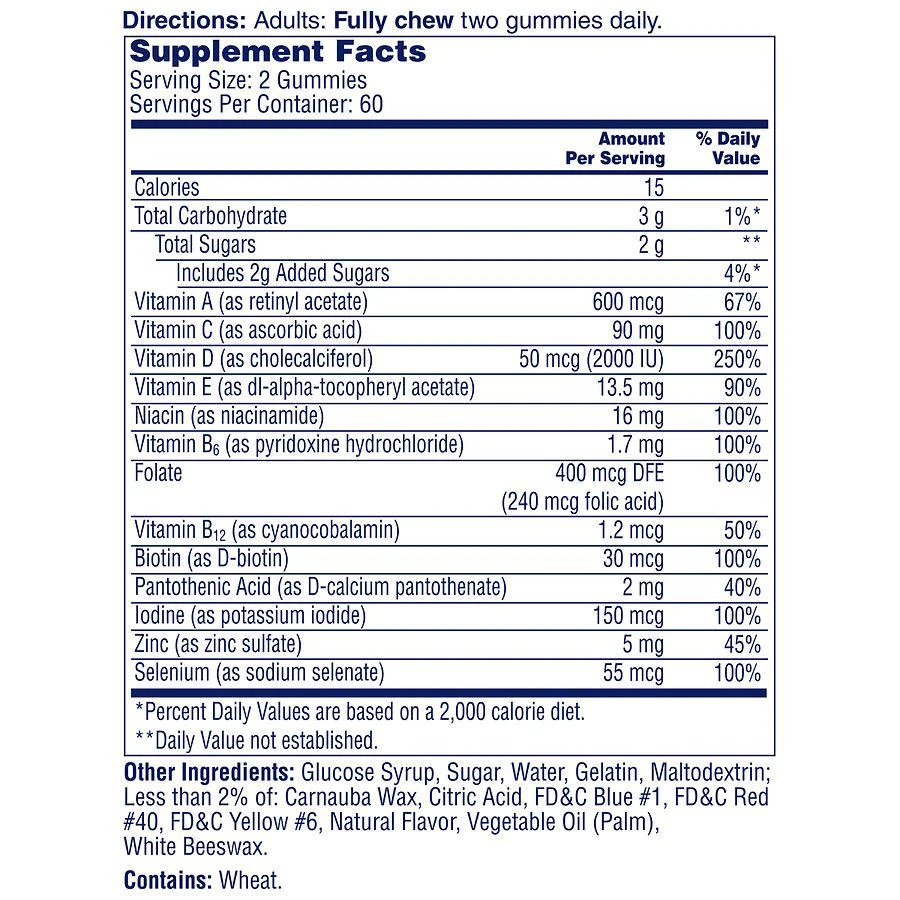 商品One A Day|MultiPlus Immunity Multivitamin Fruit,价格¥192,第5张图片详细描述