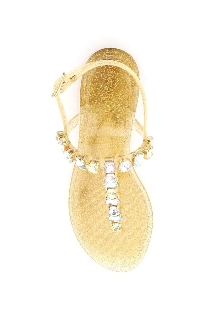 商品Stuart Weitzman|Stuart weitzman jaide jem jelly flat sandals,价格¥1230,第2张图片详细描述
