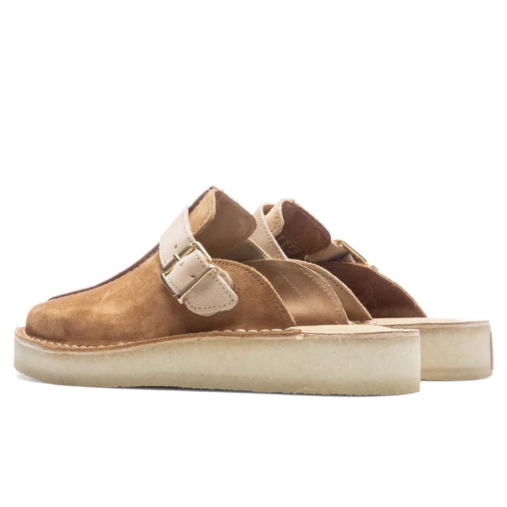 商品Clarks|Trek Mule - Light Tan Combination,价格¥906,第3张图片详细描述