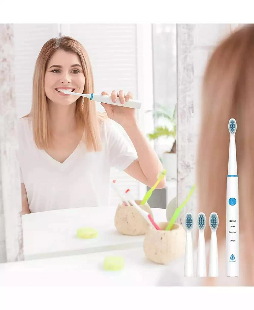 商品PURSONIC|USB Rechargeable Sonic Toothbrush,价格¥113,第2张图片详细描述