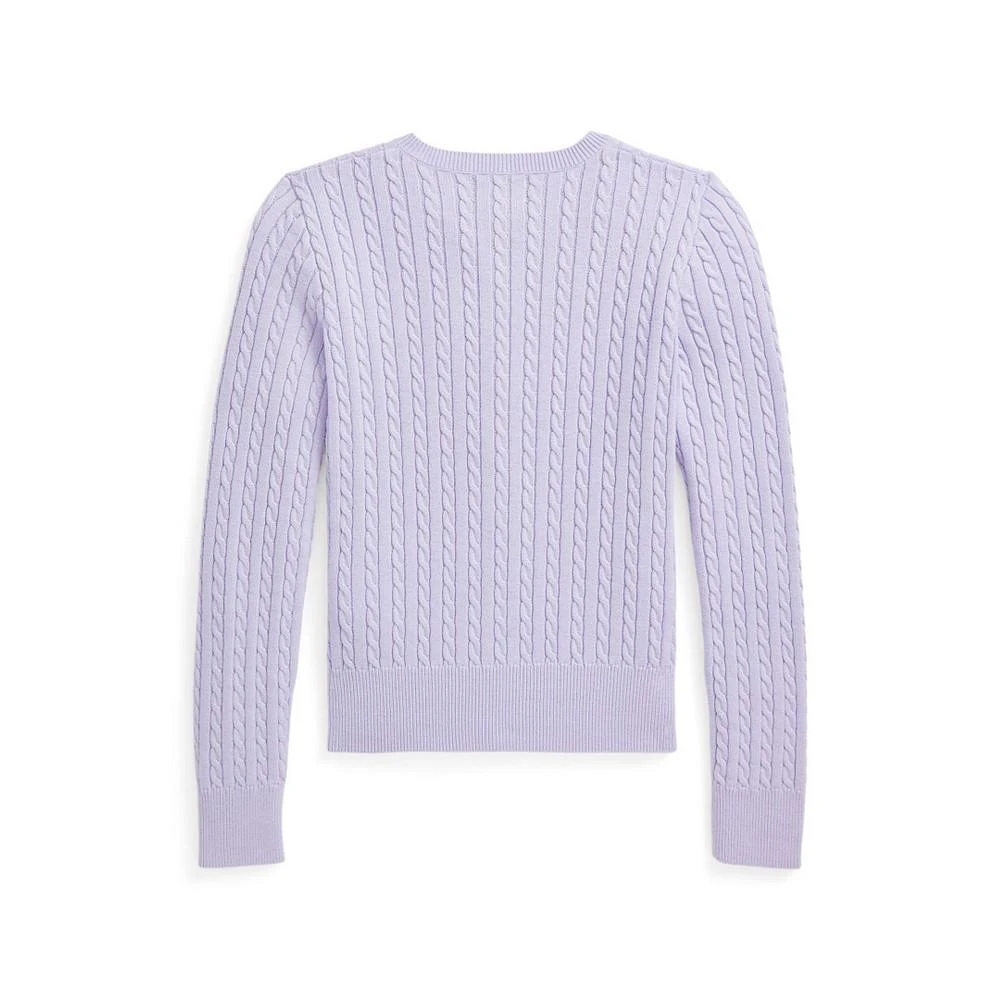 商品Ralph Lauren|Big Girls Mini-Cable Cardigan Sweater,价格¥269,第2张图片详细描述