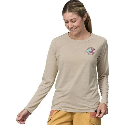 商品Patagonia|Capilene Cool Daily Graphic Long-Sleeve Shirt - Women's,价格¥376,第2张图片详细描述