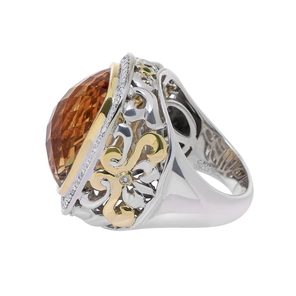 商品Charles Krypell|Charles Krypell Women's Sterling Silver and 18K Gold Ring,价格¥8257,第3张图片详细描述