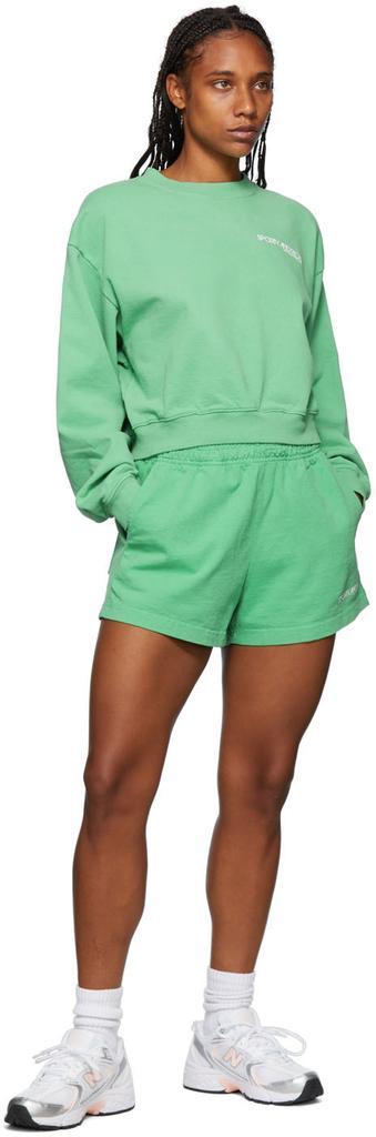 商品Sporty & Rich|Green Disco Shorts,价格¥215,第6张图片详细描述