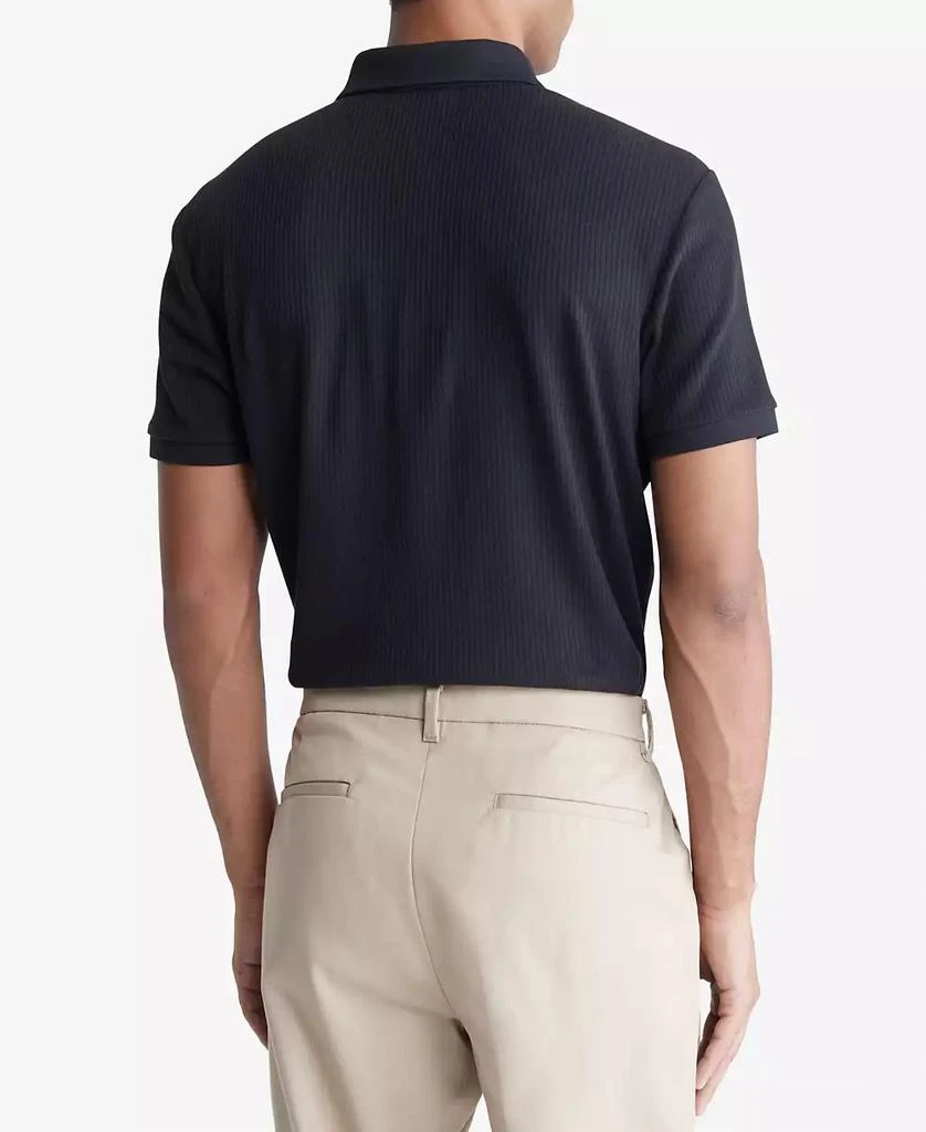 商品Calvin Klein|Men's Regular-Fit Drop-Needle Polo,价格¥373,第2张图片详细描述