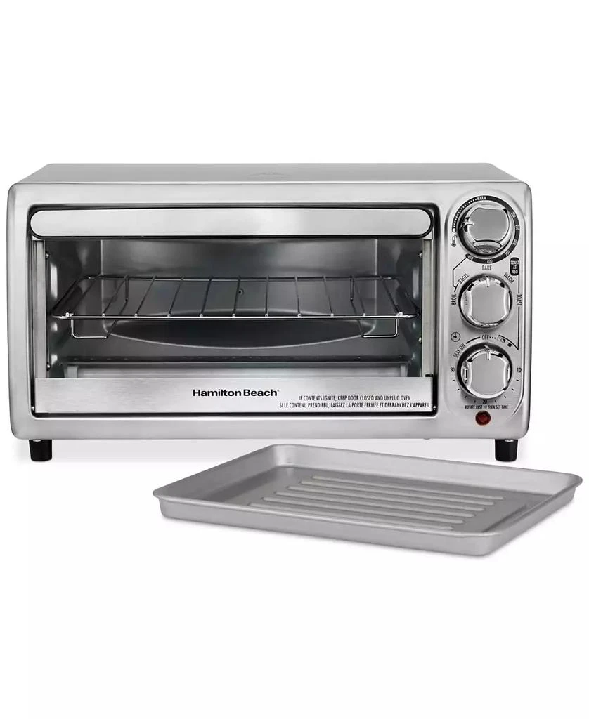 商品Hamilton Beach|4 Slice Toaster Oven,价格¥529,第2张图片详细描述