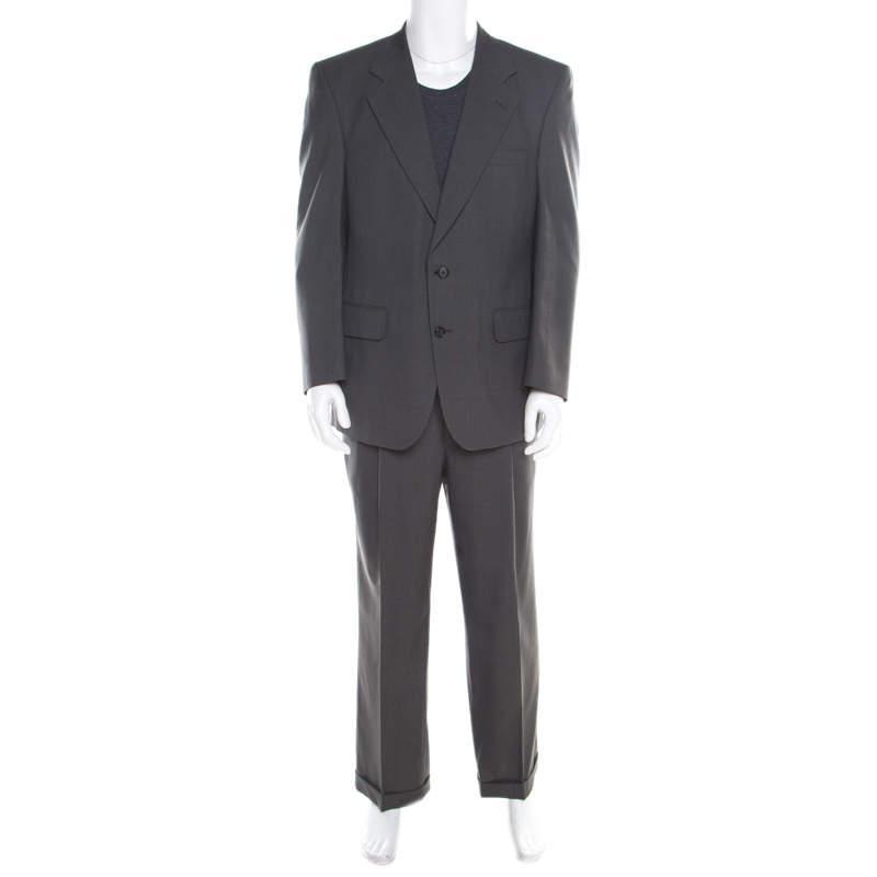商品[二手商品] Burberry|Burberrys Grey Patterned Wool Suit XL,价格¥1523,第1张图片