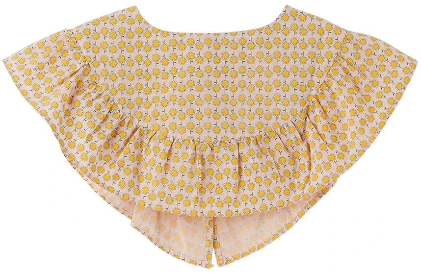 商品The Animals Observatory|Kids Pink & Yellow Flowers Hawk Collar,价格¥241,第2张图片详细描述