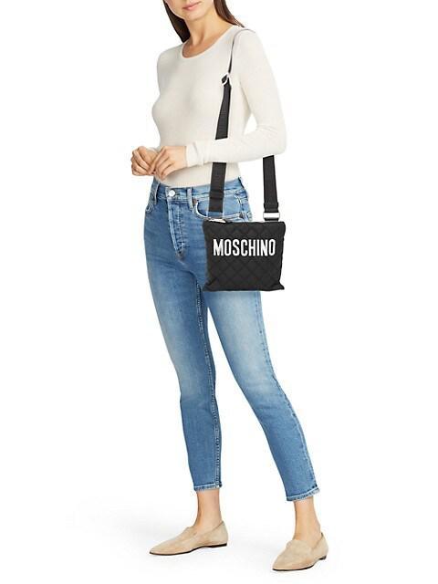 商品Moschino|Quilted Logo Shoulder Bag,价格¥4754,第4张图片详细描述