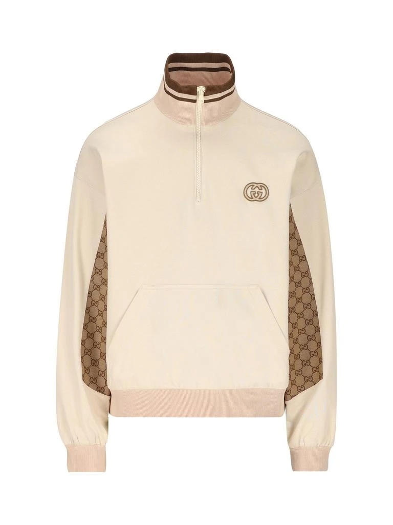 商品Gucci|Gucci Technical Jersey Half Zip Jacket,价格¥10015,第1张图片