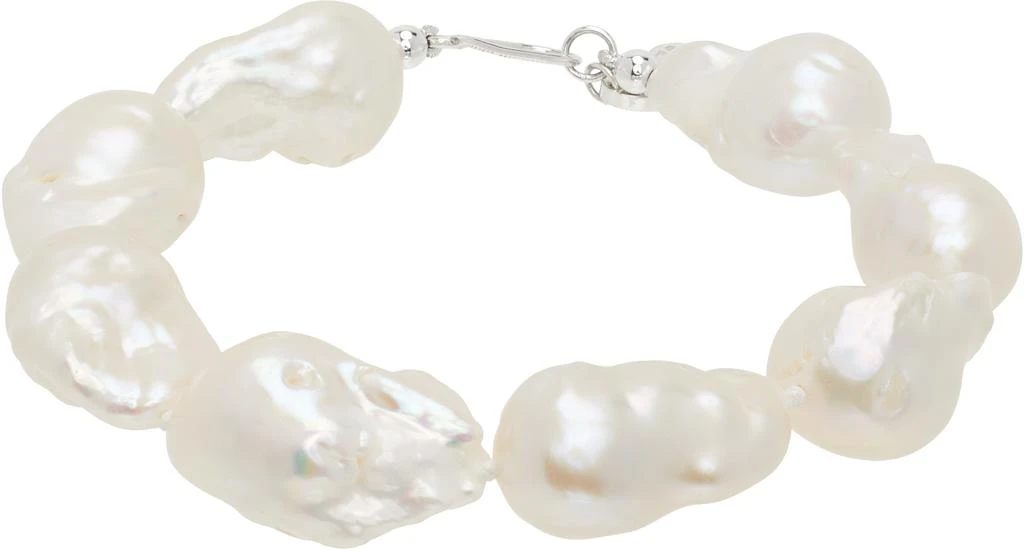 商品Gohar World|White Host Baroque Pearl Bracelet,价格¥2388,第1张图片