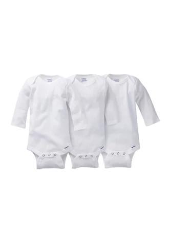 商品Gerber|Baby Girls Long Sleeve Bodysuit Set,价格¥63,第1张图片