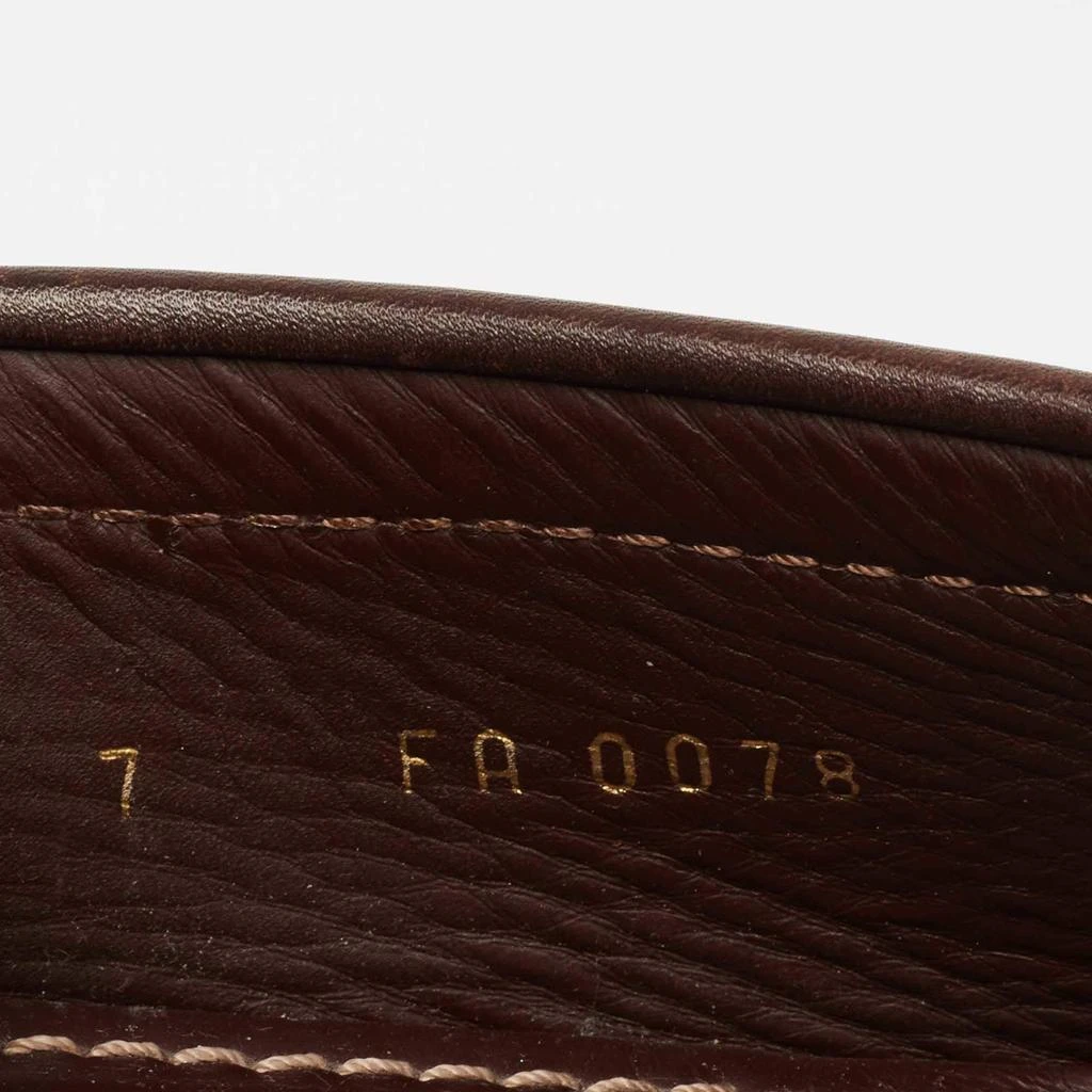 Louis Vuitton Dark Brown Leather Monte Carlo Slip On Loafers Size 41 商品