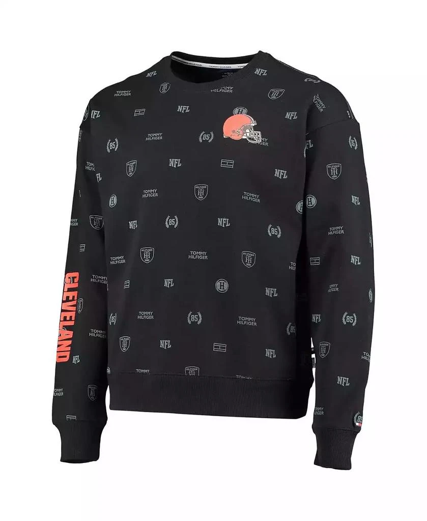 商品Tommy Hilfiger|Men's Black Cleveland Browns Reid Graphic Pullover Sweatshirt,价格¥454,第2张图片详细描述