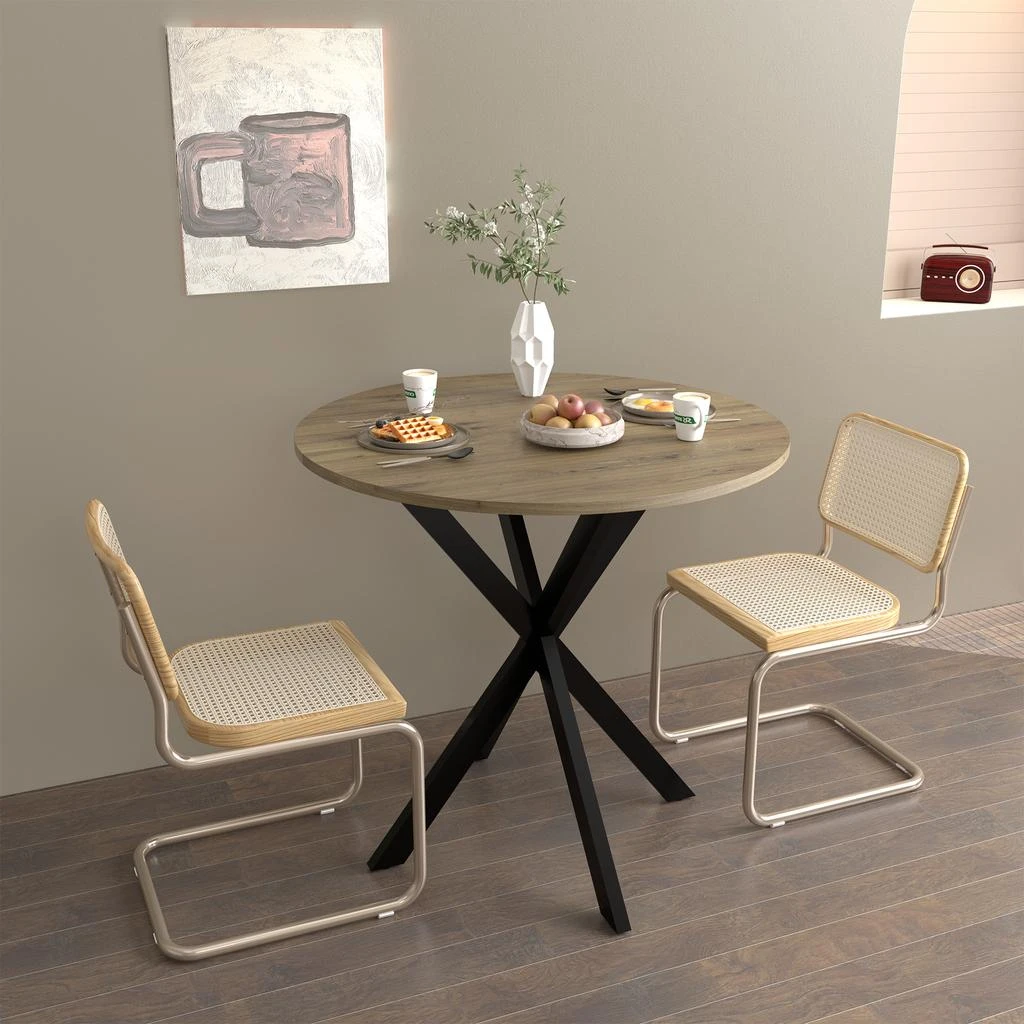 商品Streamdale Furniture|Streamdale 31.5 Inch Round Dining Table,价格¥1005,第1张图片
