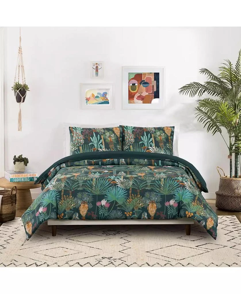 商品Justina Blakeney|Phoenix Cotton Sateen 3-Pc Duvet Cover Set,价格¥1069,第1张图片