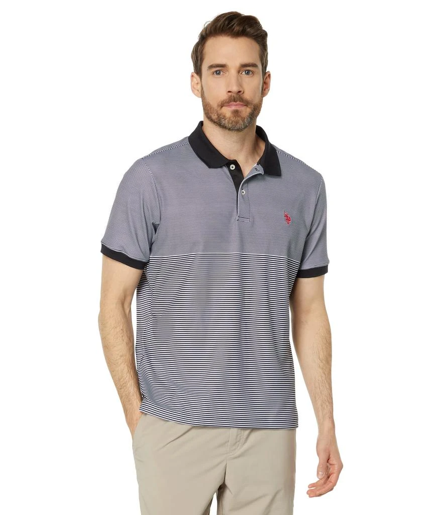 商品U.S. POLO ASSN.|Printed Performance Interlock Polo,价格¥169,第1张图片