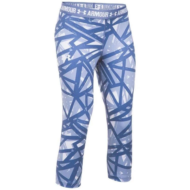 商品Under Armour|HeatGear® Printed Armour Capri Leggings, Big Girls (7-16),价格¥262,第3张图片详细描述